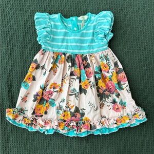 Matilda Jane Floral Ruffle Toddler Dress